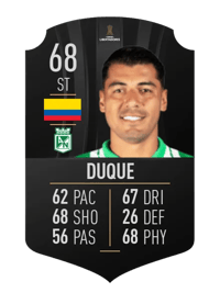 Jefferson Duque CONMEBOL LIBERTADORES 68 OVR