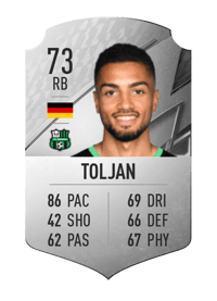 Jeremy Toljan Rare 73 OVR