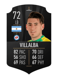 Lucas Villalba CONMEBOL LIBERTADORES 72 OVR