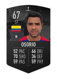 Humberto Osorio CONMEBOL SUDAMERICANA 67 OVR