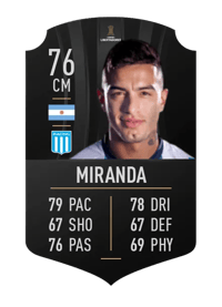 Leonel Miranda CONMEBOL LIBERTADORES 76 OVR