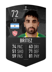 Emanuel Brítez CONMEBOL SUDAMERICANA 72 OVR