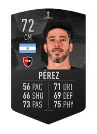 Pablo Pérez CONMEBOL SUDAMERICANA 72 OVR