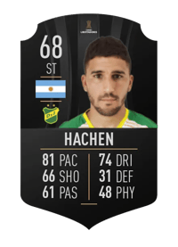 Gabriel Hachen CONMEBOL LIBERTADORES 68 OVR