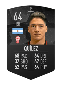 Ismael Quílez CONMEBOL SUDAMERICANA 64 OVR