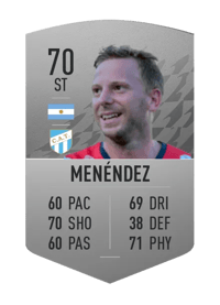 Cristian Menéndez Common 70 OVR