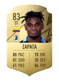 Duván Zapata Rare 83 OVR