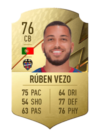 Rúben Vezo Rare 76 OVR