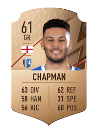 Aaron Chapman Rare 61 OVR