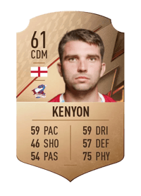 Alex Kenyon Rare 61 OVR