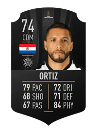 Richard Ortiz CONMEBOL LIBERTADORES 74 OVR
