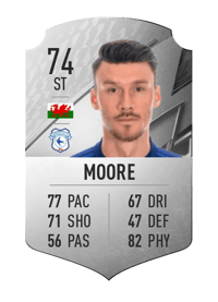 Kieffer Moore Rare 74 OVR