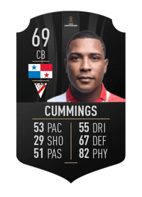 Harold Cummings CONMEBOL LIBERTADORES 69 OVR
