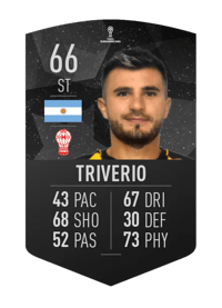 Enrique Triverio CONMEBOL SUDAMERICANA 66 OVR