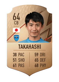 Hideto Takahashi Rare 64 OVR