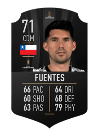 César Fuentes CONMEBOL LIBERTADORES 71 OVR