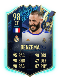 Karim Benzema Team of the Season 98 OVR