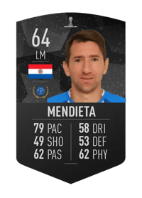 Ramón David Mendieta CONMEBOL SUDAMERICANA 64 OVR