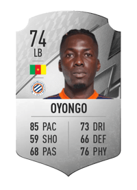 Ambroise Oyongo Rare 74 OVR