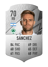 Facundo Sánchez Rare 70 OVR