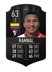 Alex Rambal CONMEBOL LIBERTADORES 63 OVR