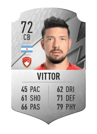 Sergio Vittor Rare 72 OVR