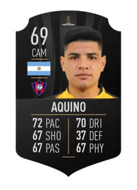 Claudio Aquino CONMEBOL LIBERTADORES 69 OVR