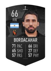 Cristian Bordacahar CONMEBOL SUDAMERICANA 66 OVR