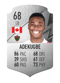 Sam Adekugbe Rare 68 OVR