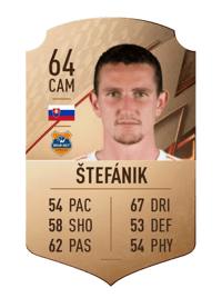 Samuel Štefánik Rare 64 OVR