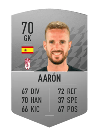 Aarón Common 70 OVR