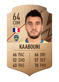 Younès Kaabouni Rare 64 OVR