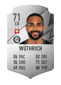 Gregory Wüthrich Rare 71 OVR