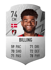 Philip Billing Rare 74 OVR