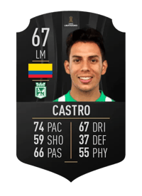 Alex Castro CONMEBOL LIBERTADORES 67 OVR