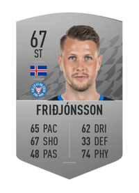 Hólmbert Aron Friðjónsson Common 67 OVR