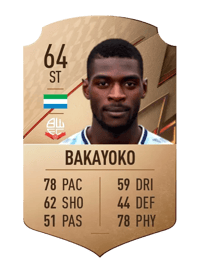 Amadou Bakayoko Rare 64 OVR