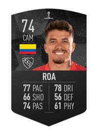 Andrés Felipe Roa CONMEBOL SUDAMERICANA 74 OVR