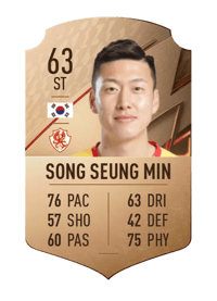 Song Seung Min Rare 63 OVR