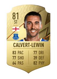 Dominic Calvert-Lewin Rare 81 OVR