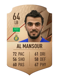 Hamad Al Mansour Rare 64 OVR