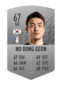 No Dong Geon Common 67 OVR