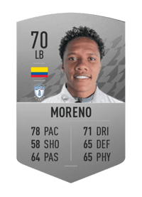 Yairo Moreno Common 70 OVR