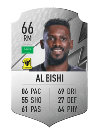 Abdulaziz Al Bishi Rare 66 OVR