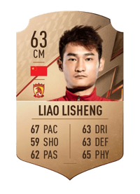 Liao Lisheng Rare 63 OVR
