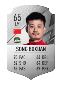 Song Boxuan Rare 65 OVR