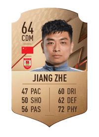 Jiang Zhe Rare 64 OVR
