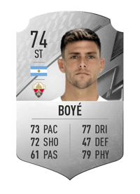 Lucas Boyé Rare 74 OVR