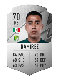 David Ramírez Rare 70 OVR