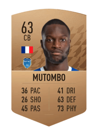 Gabriel Mutombo Common 63 OVR